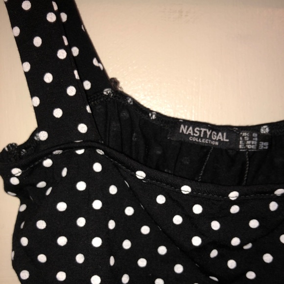 Polka Dot Tank Top Cropped - Picture 3 of 3